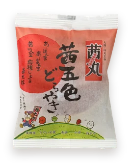 A pack of dorayaki, soft pancakes with a sweet red bean filling (brand photo).